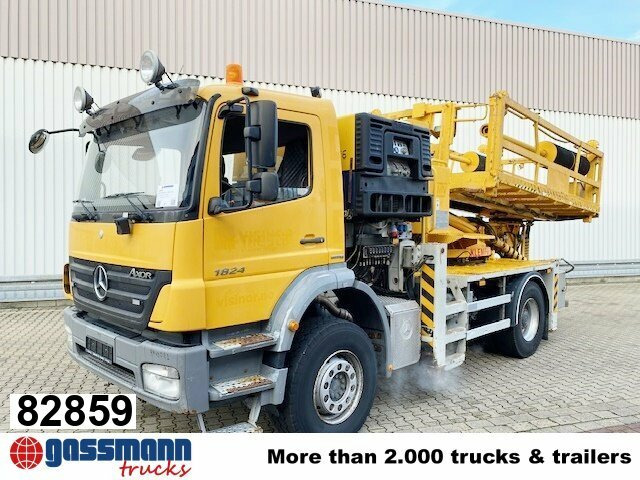 Mercedes-Benz Axor 1824 K 4x2, AMV Hubsteiger + Kompressor, - Vrachtwagen hoogwerker: afbeelding 1 Mercedes-Benz Axor 1824 K 4x2, AMV Hubsteiger + Kompressor, - Vrachtwagen hoogwerker: afbeelding 1