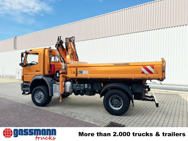 Mercedes-Benz Axor 1833 AK 4x4, Winterdienstausstattung, Kran - Kipper vrachtwagen, Kraanwagen: afbeelding 2 Mercedes-Benz Axor 1833 AK 4x4, Winterdienstausstattung, Kran - Kipper vrachtwagen, Kraanwagen: afbeelding 2