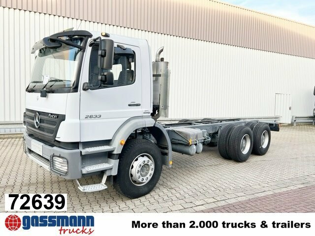 Mercedes-Benz Axor 2633 K 6x4 RHD - Chassis vrachtwagen: afbeelding 1 Mercedes-Benz Axor 2633 K 6x4 RHD - Chassis vrachtwagen: afbeelding 1