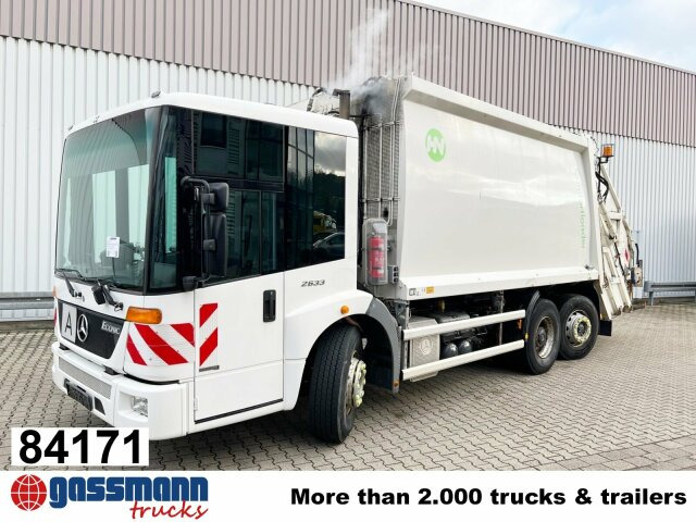 Mercedes-Benz Econic 2633 L/NLA 6x2/4, Lenkachse, - Vuilniswagen: afbeelding 1 Mercedes-Benz Econic 2633 L/NLA 6x2/4, Lenkachse, - Vuilniswagen: afbeelding 1