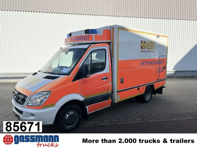Mercedes-Benz Sprinter 516 CDI 4x2, Rettungswagen, Retarder - Gesloten bestelwagen: afbeelding 1 Mercedes-Benz Sprinter 516 CDI 4x2, Rettungswagen, Retarder - Gesloten bestelwagen: afbeelding 1