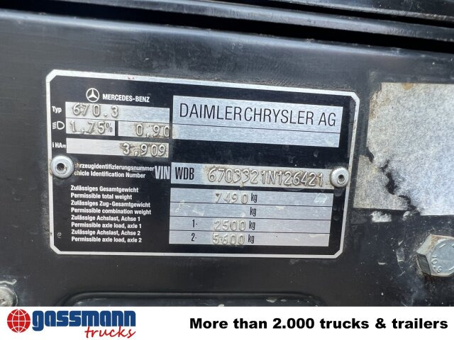 Mercedes-Benz Vario 816 D 4x2 Doka, 2x AHK, Meiller Kipper - Kipper vrachtwagen: afbeelding 5 Mercedes-Benz Vario 816 D 4x2 Doka, 2x AHK, Meiller Kipper - Kipper vrachtwagen: afbeelding 5