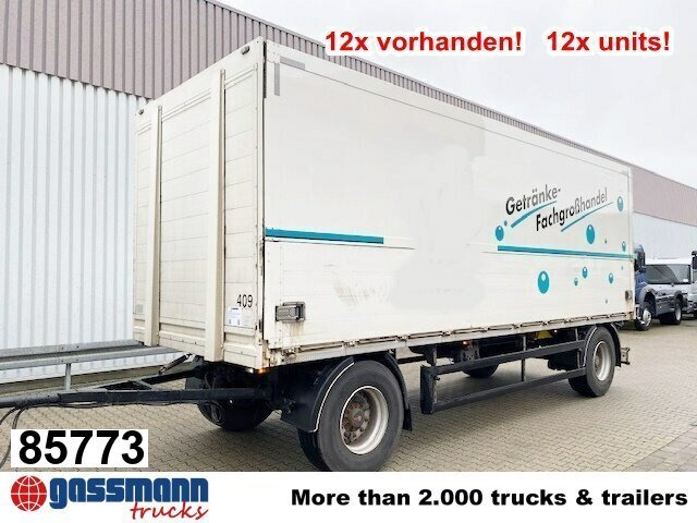 Orten PRASQ 18 Getränkeanhänger, Stapleraufnahme, - Gesloten aanhangwagen: afbeelding 1 Orten PRASQ 18 Getränkeanhänger, Stapleraufnahme, - Gesloten aanhangwagen: afbeelding 1
