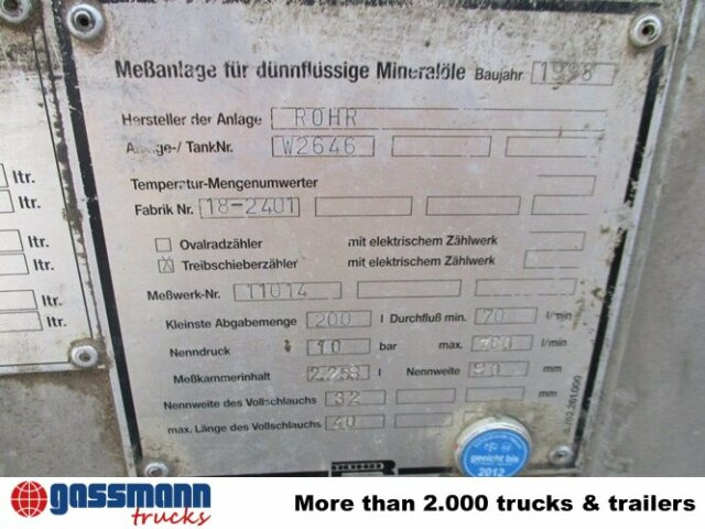 Rohr Tankaufbau, 6 cbm - Tankcontainer: afbeelding 4 Rohr Tankaufbau, 6 cbm - Tankcontainer: afbeelding 4