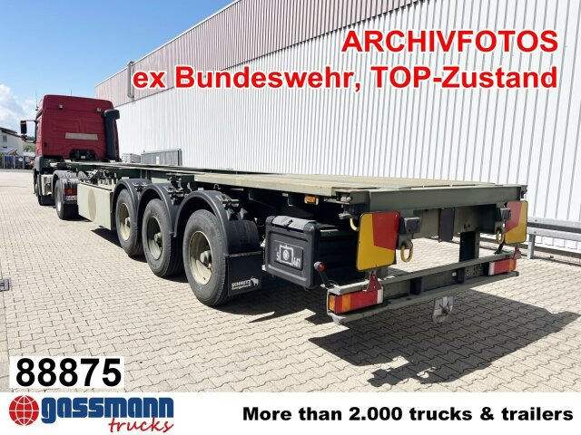 Schmitz Cargobull SCF 24 Containerchassis, Nachlauflenkachse, - Containertransporter/ Wissellaadbak oplegger: afbeelding 1 Schmitz Cargobull SCF 24 Containerchassis, Nachlauflenkachse, - Containertransporter/ Wissellaadbak oplegger: afbeelding 1
