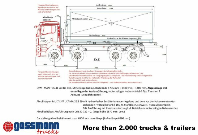 Ultima 26S59 Abrollanlage, Funk - Haakarmsysteem vrachtwagen: afbeelding 2 Ultima 26S59 Abrollanlage, Funk - Haakarmsysteem vrachtwagen: afbeelding 2