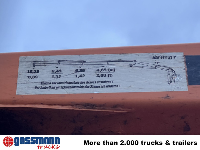 Unimog U400 4x4, Frontzapfwelle, Kipper, Kran MKG HKL - Kipper vrachtwagen, Kraanwagen: afbeelding 4 Unimog U400 4x4, Frontzapfwelle, Kipper, Kran MKG HKL - Kipper vrachtwagen, Kraanwagen: afbeelding 4