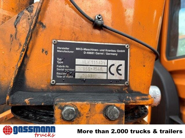 Unimog U400 4x4, Frontzapfwelle, Kipper, Kran MKG HKL - Kipper vrachtwagen, Kraanwagen: afbeelding 3 Unimog U400 4x4, Frontzapfwelle, Kipper, Kran MKG HKL - Kipper vrachtwagen, Kraanwagen: afbeelding 3