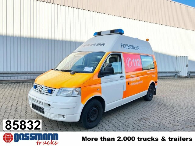 Volkswagen T5 2.5 TDI 4x2, Krankenwagen - Ambulance: afbeelding 1 Volkswagen T5 2.5 TDI 4x2, Krankenwagen - Ambulance: afbeelding 1