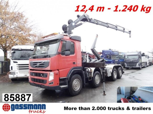 Volvo FM 460 8x2-6, Lenk-/Liftachse, Kran HMF 2020-K4, - Haakarmsysteem vrachtwagen, Kraanwagen: afbeelding 1 Volvo FM 460 8x2-6, Lenk-/Liftachse, Kran HMF 2020-K4, - Haakarmsysteem vrachtwagen, Kraanwagen: afbeelding 1