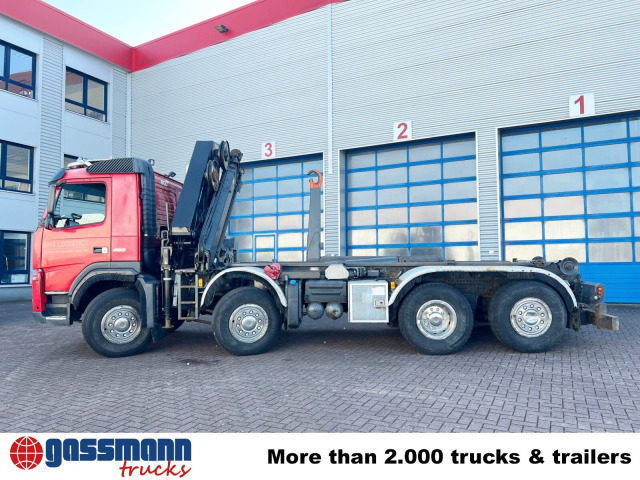 Volvo FM 460 8x2-6, Lenk-/Liftachse, Kran HMF 2020-K4, - Haakarmsysteem vrachtwagen, Kraanwagen: afbeelding 3 Volvo FM 460 8x2-6, Lenk-/Liftachse, Kran HMF 2020-K4, - Haakarmsysteem vrachtwagen, Kraanwagen: afbeelding 3