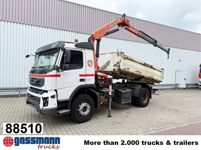 Volvo FMX 410 4x2 mit Kran Palfinger PK12000 - Kipper vrachtwagen, Kraanwagen: afbeelding 1 Volvo FMX 410 4x2 mit Kran Palfinger PK12000 - Kipper vrachtwagen, Kraanwagen: afbeelding 1