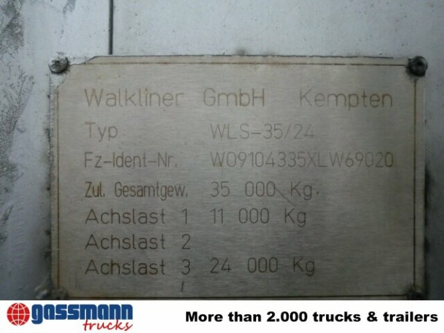 WALKLINER WLS 35/24, Walkingfloor mit Klappen - Schuifvloer oplegger: afbeelding 2 WALKLINER WLS 35/24, Walkingfloor mit Klappen - Schuifvloer oplegger: afbeelding 2