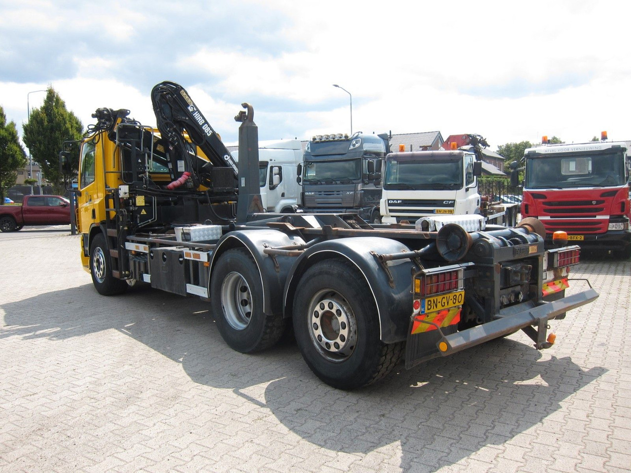 DAF CF 75 310 6X2*4 Hiab Kran Haken Manual Funk E3 - Haakarmsysteem vrachtwagen, Kraanwagen: afbeelding 3 DAF CF 75 310 6X2*4 Hiab Kran Haken Manual Funk E3 - Haakarmsysteem vrachtwagen, Kraanwagen: afbeelding 3