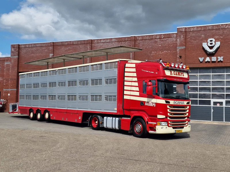 Berdex Scania R450 + 3 deck livestock - Water &Ventilation - Loadlift - - Veewagen oplegger: afbeelding 1 Berdex Scania R450 + 3 deck livestock - Water &Ventilation - Loadlift - - Veewagen oplegger: afbeelding 1