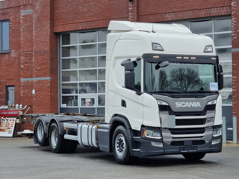 Scania G500 NGS Highline 6x2 - BDF - 4.75 WB - Retarder - Full air - Leather - Led - Containertransporter/ Wissellaadbak vrachtwagen: afbeelding 1 Scania G500 NGS Highline 6x2 - BDF - 4.75 WB - Retarder - Full air - Leather - Led - Containertransporter/ Wissellaadbak vrachtwagen: afbeelding 1