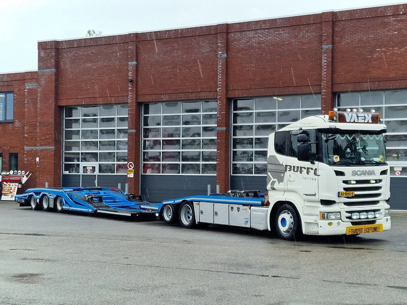 Scania R450 6x2 Trucktransporter GS Meppel + Trailer 2008 - Perfect condition - Retarder - Autovrachtwagen vrachtwagen: afbeelding 2 Scania R450 6x2 Trucktransporter GS Meppel + Trailer 2008 - Perfect condition - Retarder - Autovrachtwagen vrachtwagen: afbeelding 2