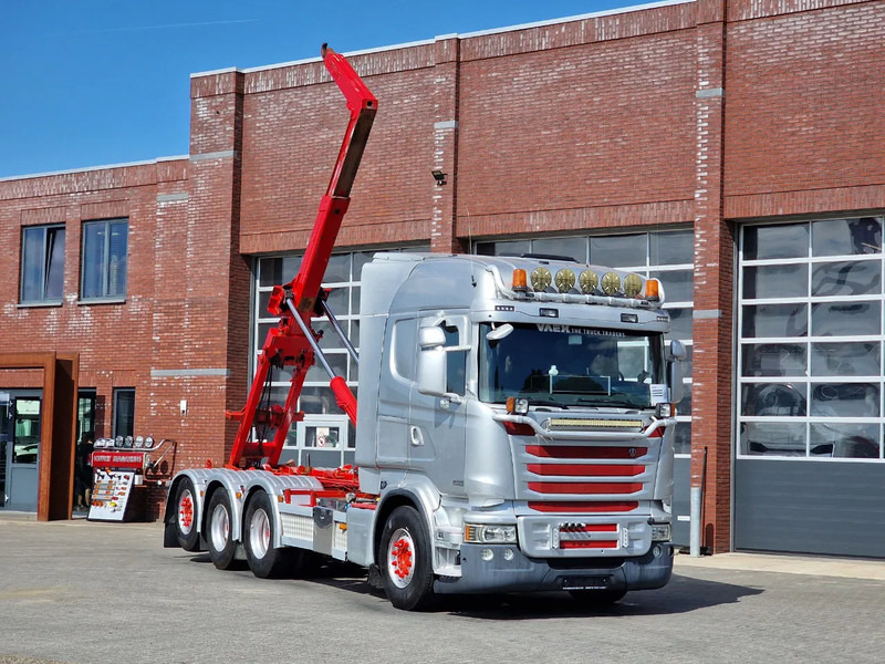 Scania R490 8x4*4 - HIAB XR24SL58 24T hooklift - Euro 6 - Full air - Steering axle - Haakarmsysteem vrachtwagen: afbeelding 1 Scania R490 8x4*4 - HIAB XR24SL58 24T hooklift - Euro 6 - Full air - Steering axle - Haakarmsysteem vrachtwagen: afbeelding 1