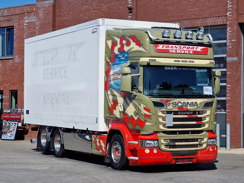 Scania R580 V8 Topline 6x2 - Box with sidedoors - Retarder - Full air - 4.55WB - Bakwagen: afbeelding 1 Scania R580 V8 Topline 6x2 - Box with sidedoors - Retarder - Full air - 4.55WB - Bakwagen: afbeelding 1