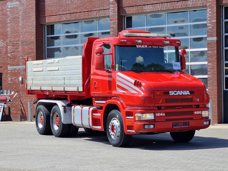 Scania T124-420 6x4 - Tipper - Retarder - Full steel - HUB Reduction - Manual gearbox - Kipper vrachtwagen: afbeelding 3 Scania T124-420 6x4 - Tipper - Retarder - Full steel - HUB Reduction - Manual gearbox - Kipper vrachtwagen: afbeelding 3