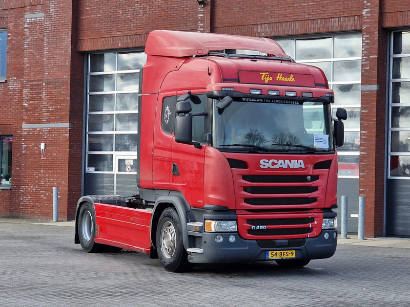 Scania G450 Highline 4x2 - Retarder - Full spoiler - Euro 6 - Navi - Trekker: afbeelding 1 Scania G450 Highline 4x2 - Retarder - Full spoiler - Euro 6 - Navi - Trekker: afbeelding 1