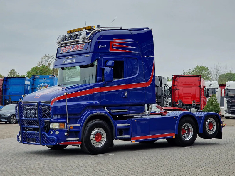 Scania T580 V8 Topline 6x2 - Original Scania Hauber / Torpedo - Manual gearbox - Show truck - Retarder - Trekker: afbeelding 3 Scania T580 V8 Topline 6x2 - Original Scania Hauber / Torpedo - Manual gearbox - Show truck - Retarder - Trekker: afbeelding 3