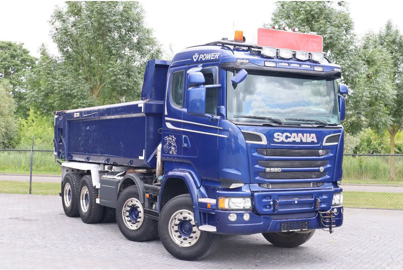 Scania R580 V8 | FULL STEEL | BIG AXLES | RETARDER | EURO 6 - Kipper vrachtwagen: afbeelding 4 Scania R580 V8 | FULL STEEL | BIG AXLES | RETARDER | EURO 6 - Kipper vrachtwagen: afbeelding 4