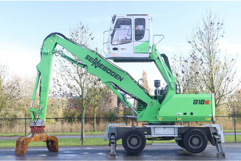Sennebogen 818 E K9 ULM | SORTING GRAB | GOOD TIRES - Overslagkraan: afbeelding 1 Sennebogen 818 E K9 ULM | SORTING GRAB | GOOD TIRES - Overslagkraan: afbeelding 1