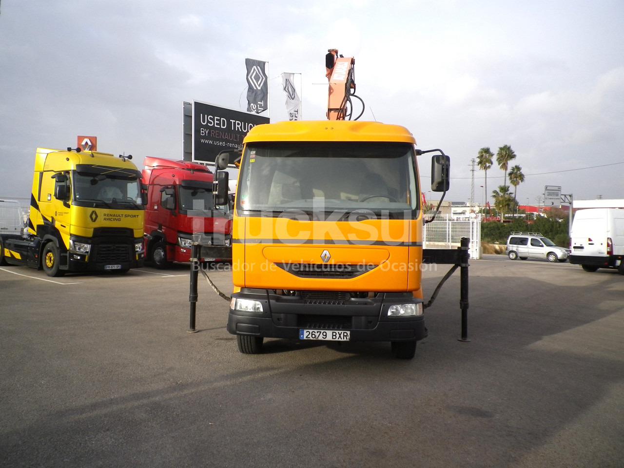 RENAULT MIDLUM 220.14C GRUA - Vrachtwagen met open laadbak, Kraanwagen: afbeelding 5 RENAULT MIDLUM 220.14C GRUA - Vrachtwagen met open laadbak, Kraanwagen: afbeelding 5