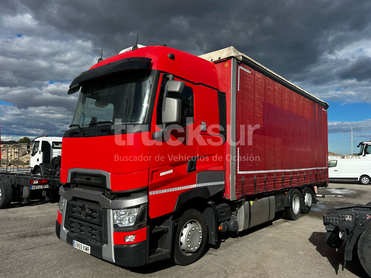 RENAULT T480 HIGH SLEEPER CAB 6X2*4 ejes 6x2*4 - Schuifzeilen vrachtwagen: afbeelding 1 RENAULT T480 HIGH SLEEPER CAB 6X2*4 ejes 6x2*4 - Schuifzeilen vrachtwagen: afbeelding 1