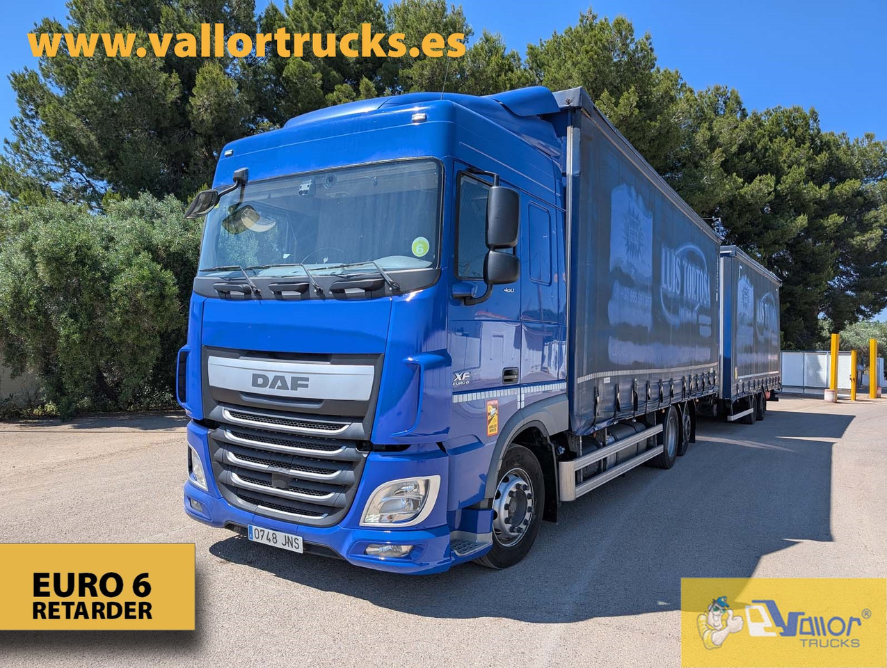 DAF XF 460 - ROAD TRAIN - Schuifzeilen vrachtwagen: afbeelding 1 DAF XF 460 - ROAD TRAIN - Schuifzeilen vrachtwagen: afbeelding 1