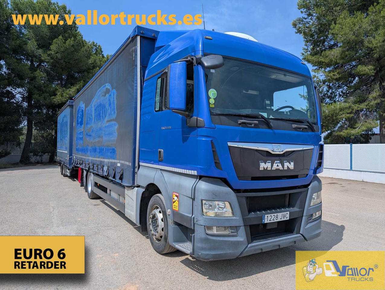 MAN TGX 26.440 - ROAD TRAIN - Schuifzeilen vrachtwagen: afbeelding 2 MAN TGX 26.440 - ROAD TRAIN - Schuifzeilen vrachtwagen: afbeelding 2