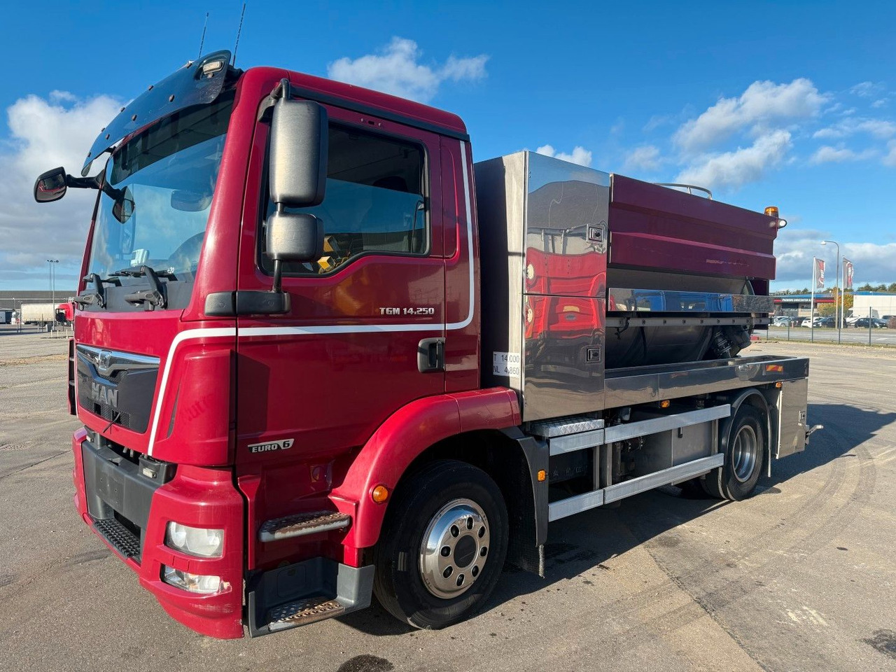 MAN TGM 14.250 VM-Tarm Stainless Steel 5600 l. Kombi - Vacuümwagen: afbeelding 1 MAN TGM 14.250 VM-Tarm Stainless Steel 5600 l. Kombi - Vacuümwagen: afbeelding 1