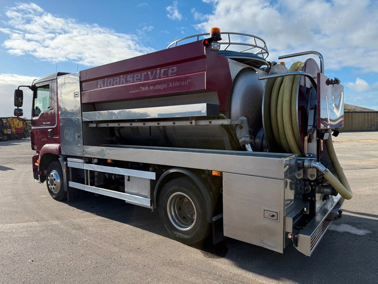 MAN TGM 14.250 VM-Tarm Stainless Steel 5600 l. Kombi - Vacuümwagen: afbeelding 4 MAN TGM 14.250 VM-Tarm Stainless Steel 5600 l. Kombi - Vacuümwagen: afbeelding 4