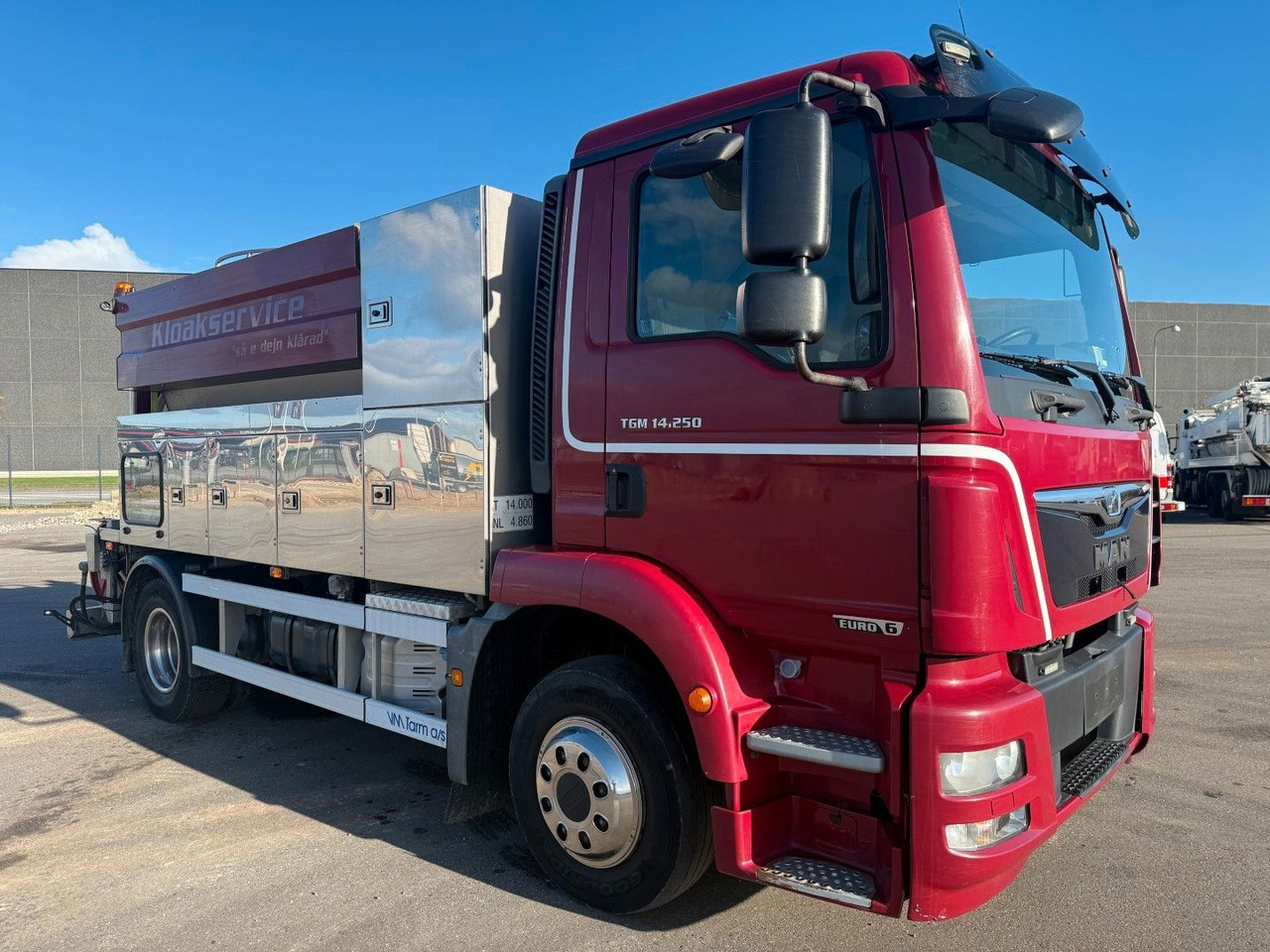 MAN TGM 14.250 VM-Tarm Stainless Steel 5600 l. Kombi - Vacuümwagen: afbeelding 2 MAN TGM 14.250 VM-Tarm Stainless Steel 5600 l. Kombi - Vacuümwagen: afbeelding 2
