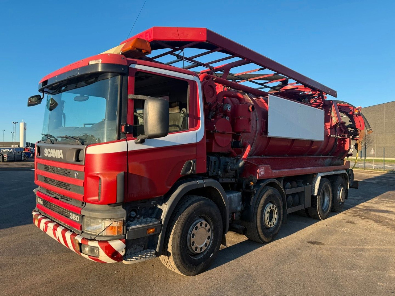Scania 114/380 8x2*6 Assmann 14 m3 Vacuumtruck - Vacuümwagen: afbeelding 1 Scania 114/380 8x2*6 Assmann 14 m3 Vacuumtruck - Vacuümwagen: afbeelding 1