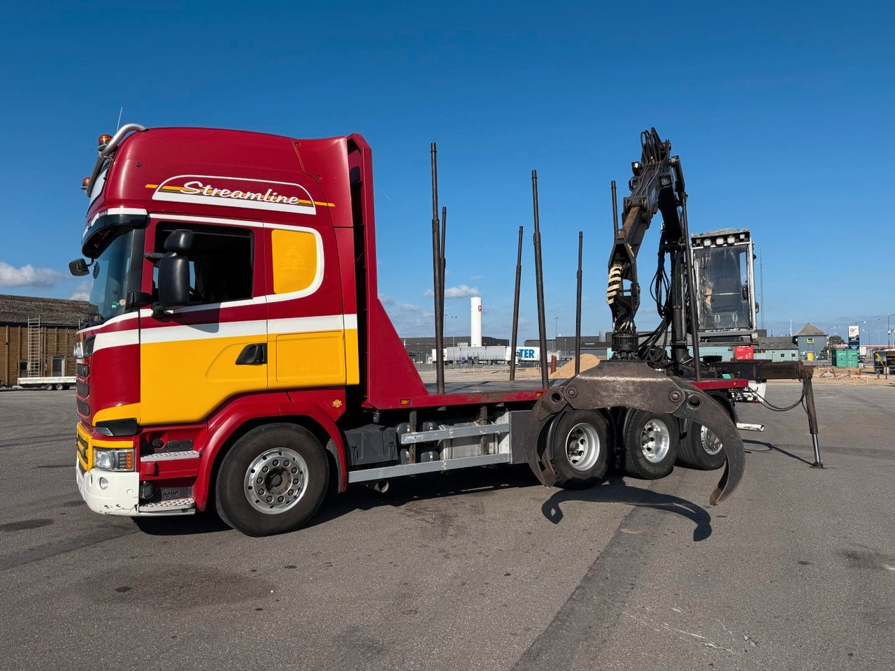Scania R580 V8 8x4*4 Crane Kesla 21127 / Woodtransport - Kraanwagen: afbeelding 1 Scania R580 V8 8x4*4 Crane Kesla 21127 / Woodtransport - Kraanwagen: afbeelding 1