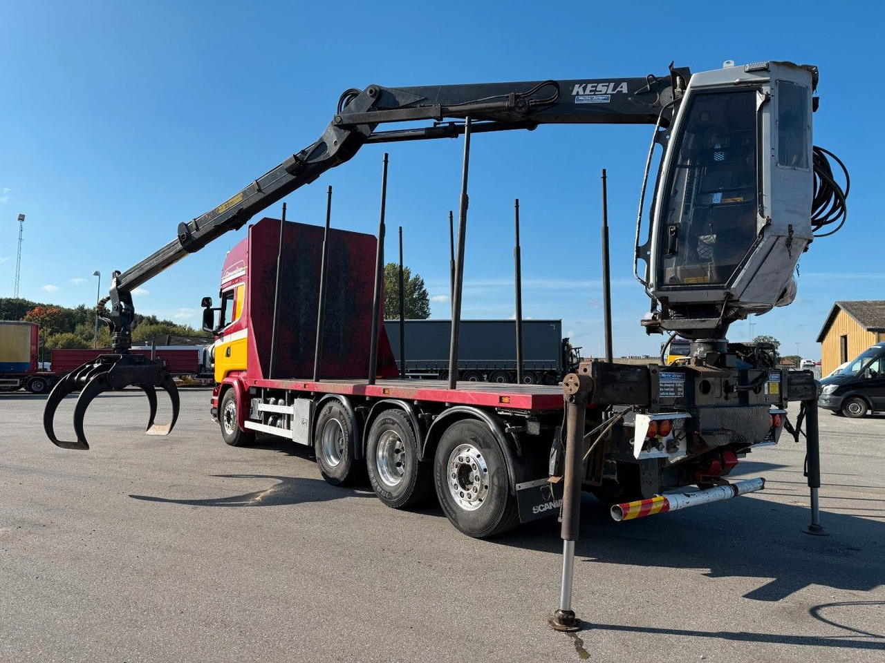 Scania R580 V8 8x4*4 Crane Kesla 21127 / Woodtransport - Kraanwagen: afbeelding 4 Scania R580 V8 8x4*4 Crane Kesla 21127 / Woodtransport - Kraanwagen: afbeelding 4