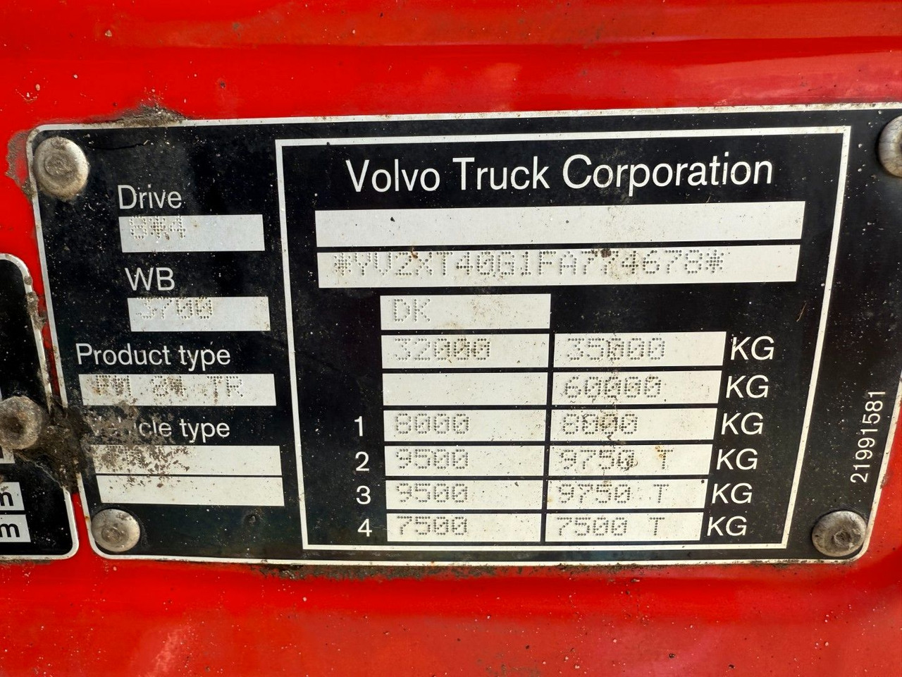 Kipper vrachtwagen Volvo FM 500 8x4/4 Multilift 28 t. Kipper / Tipper: afbeelding 16