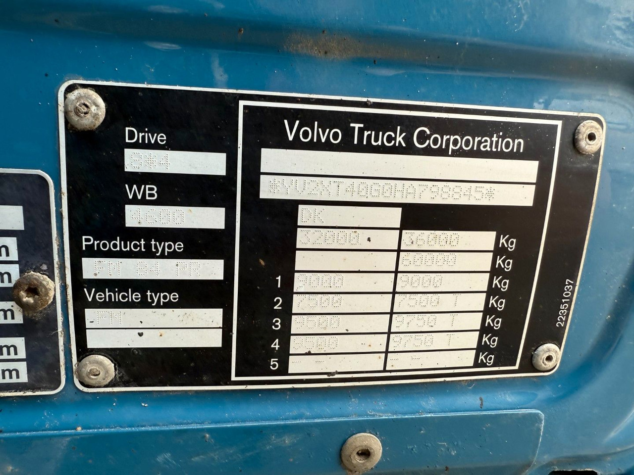Kipper vrachtwagen Volvo FM 500 8x4 Pushertridem 3 Way Tipper / Kipper: afbeelding 9