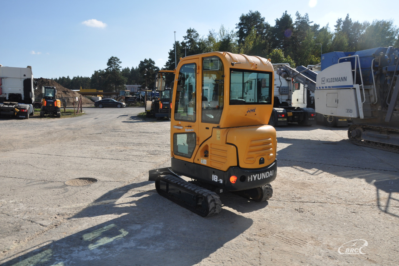 Hyundai R18-9 - Minigraafmachine: afbeelding 4 Hyundai R18-9 - Minigraafmachine: afbeelding 4