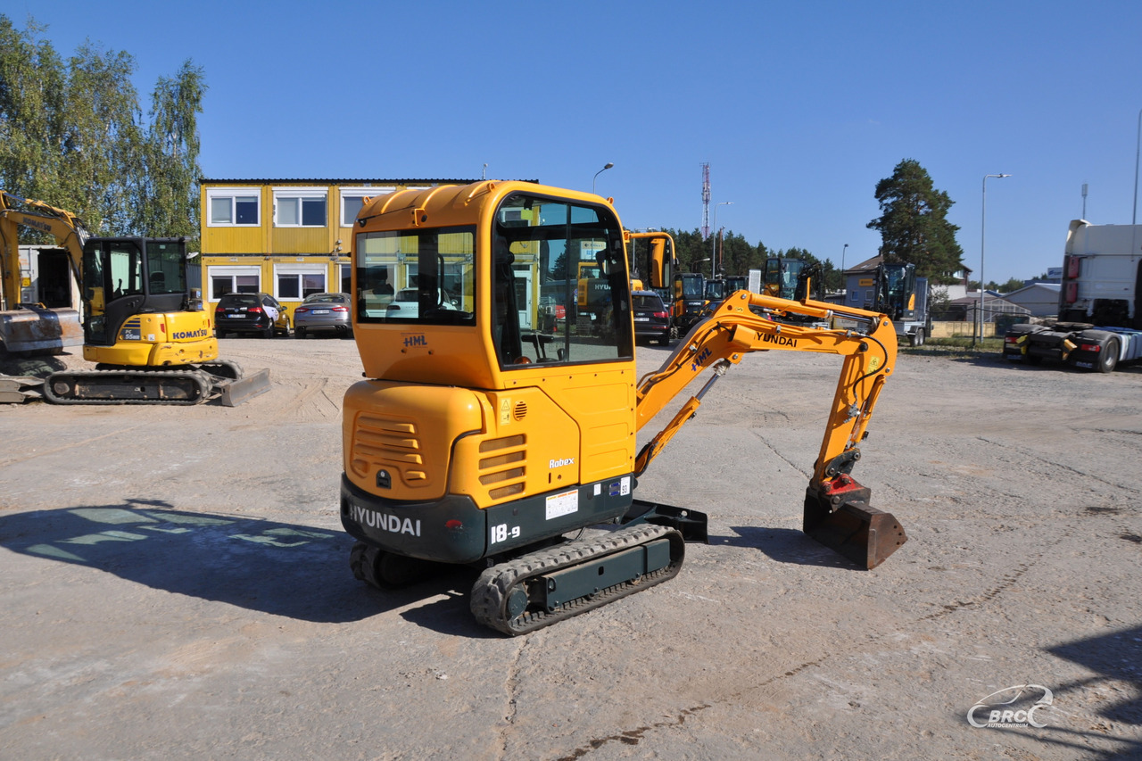 Hyundai R18-9 - Minigraafmachine: afbeelding 5 Hyundai R18-9 - Minigraafmachine: afbeelding 5