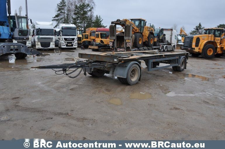 Containertransporter/ Wissellaadbak aanhangwagen Meiller GMT18/3 HKM: afbeelding 1