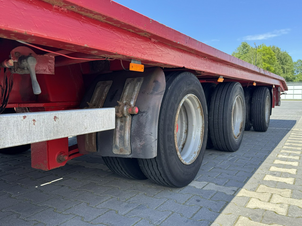 Dieplader oplegger Blumhardt Niskopodwozie SAL 40.24 3-Osie BPW Tylna Skrętna: afbeelding 10 Dieplader oplegger Blumhardt Niskopodwozie SAL 40.24 3-Osie BPW Tylna Skrętna: afbeelding 10