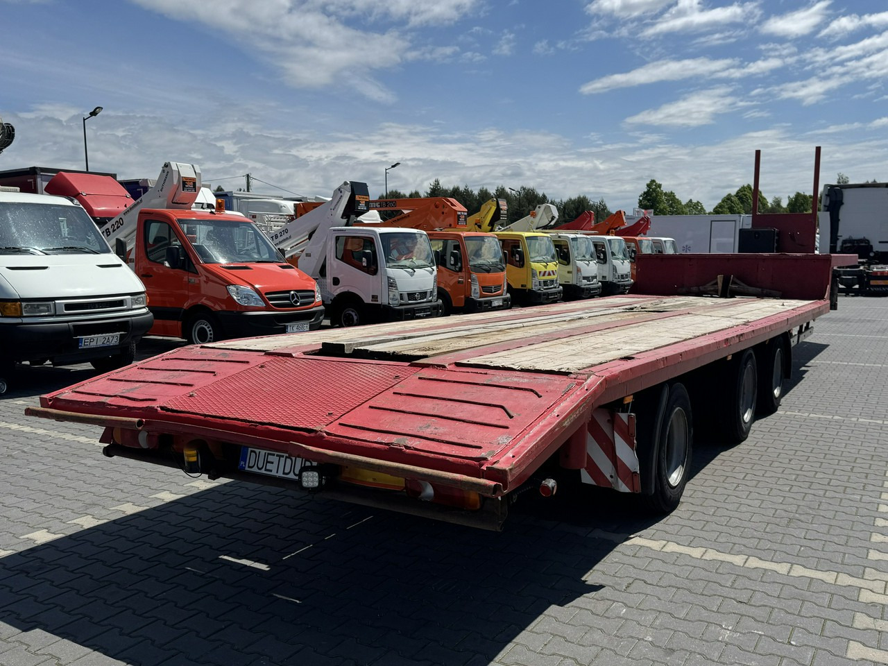 Dieplader oplegger Blumhardt Niskopodwozie SAL 40.24 3-Osie BPW Tylna Skrętna: afbeelding 14 Dieplader oplegger Blumhardt Niskopodwozie SAL 40.24 3-Osie BPW Tylna Skrętna: afbeelding 14