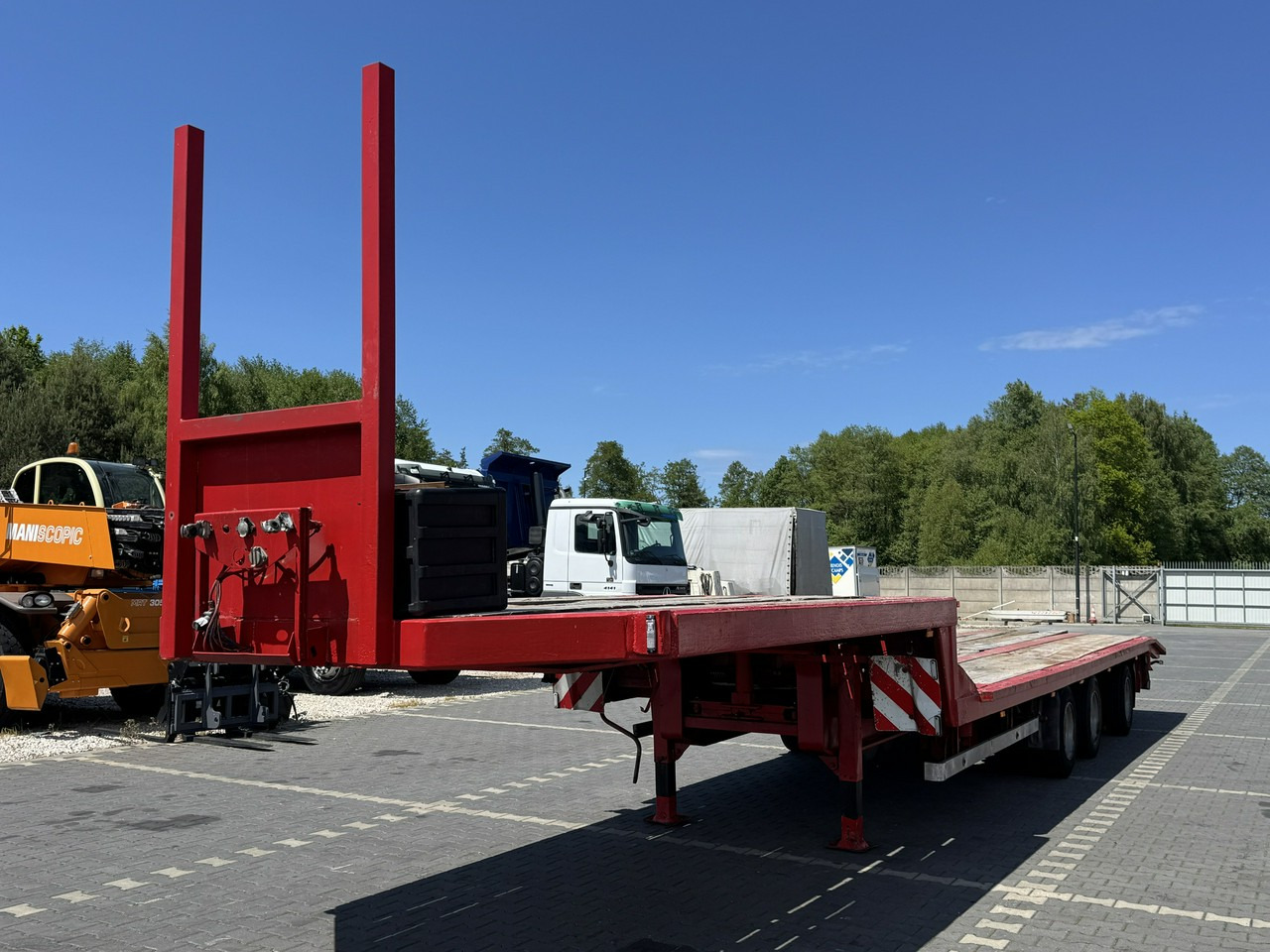 Dieplader oplegger Blumhardt Niskopodwozie SAL 40.24 3-Osie BPW Tylna Skrętna: afbeelding 8 Dieplader oplegger Blumhardt Niskopodwozie SAL 40.24 3-Osie BPW Tylna Skrętna: afbeelding 8