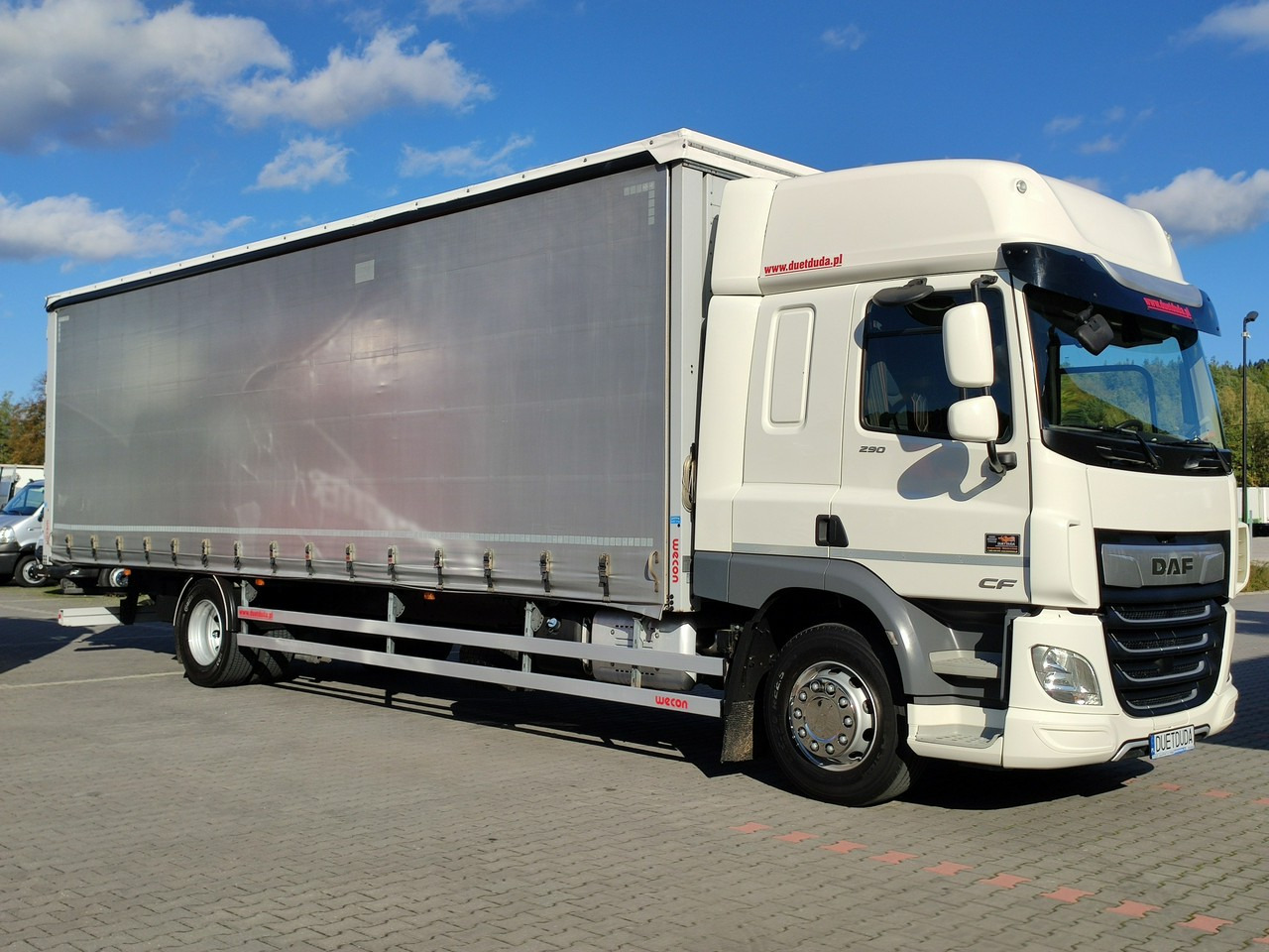 DAF CF 290 E6 Firana Tył Drzwi Dach Podnoszony / Zsuwany Długi 9.30m - Schuifzeilen vrachtwagen: afbeelding 5 DAF CF 290 E6 Firana Tył Drzwi Dach Podnoszony / Zsuwany Długi 9.30m - Schuifzeilen vrachtwagen: afbeelding 5