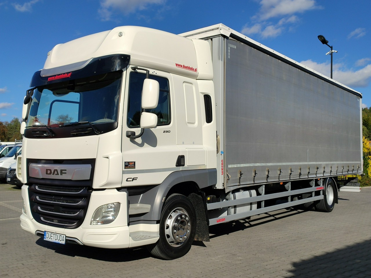 DAF CF 290 E6 Firana Tył Drzwi Dach Podnoszony / Zsuwany Długi 9.30m - Schuifzeilen vrachtwagen: afbeelding 2 DAF CF 290 E6 Firana Tył Drzwi Dach Podnoszony / Zsuwany Długi 9.30m - Schuifzeilen vrachtwagen: afbeelding 2