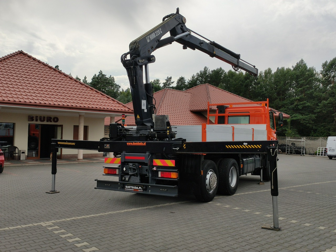 DAF CF 85.380 6x2 Oś Skrętna Skrzynia HDS HIAB 220C + Pilot - Vrachtwagen met open laadbak, Kraanwagen: afbeelding 5 DAF CF 85.380 6x2 Oś Skrętna Skrzynia HDS HIAB 220C + Pilot - Vrachtwagen met open laadbak, Kraanwagen: afbeelding 5