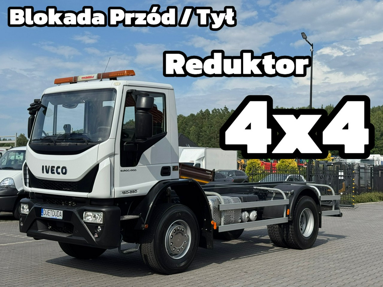 Iveco Eurocargo 150-280 Rama 550cm Napęd 4x4 Reduktor + Blokady - Chassis vrachtwagen: afbeelding 1 Iveco Eurocargo 150-280 Rama 550cm Napęd 4x4 Reduktor + Blokady - Chassis vrachtwagen: afbeelding 1